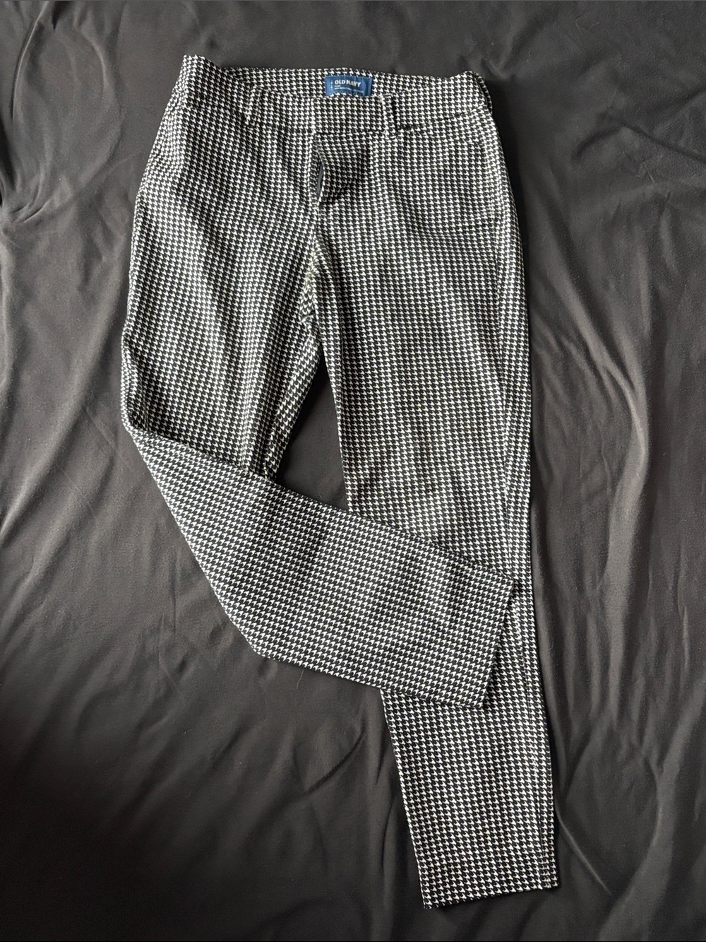 Black & White Houndstooth Chinos